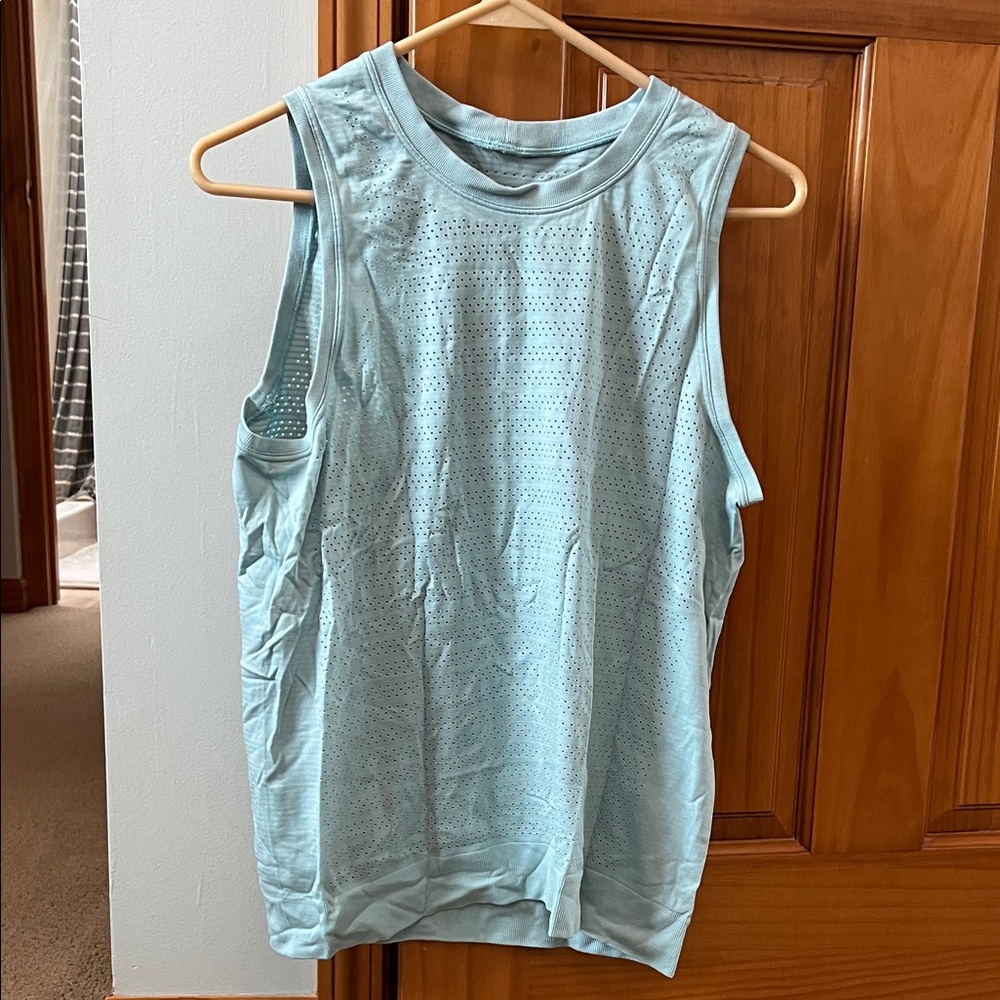 lululemon athletica Light Blue Muscle Tee